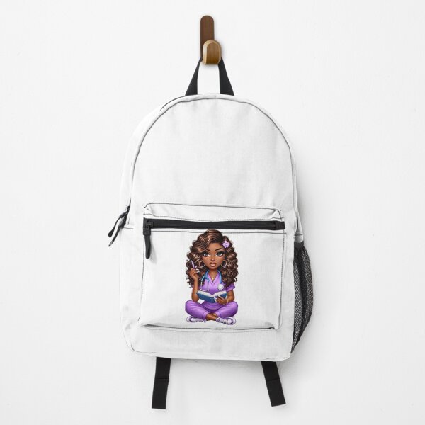 Item preview, Adorable Black Nurse Writing Notes | Nursing Student Art designed and sold by Lulunza.