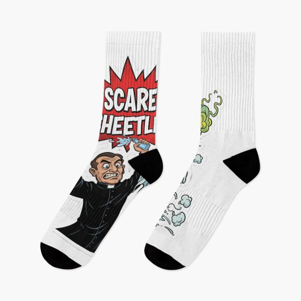 Item preview, Scared Sheetless Funny Ghost Exorcism Pun designed and sold by PunStitch.