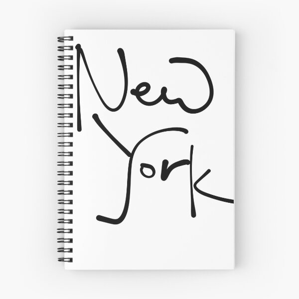 Item preview, Handwritten Brush Script 'New York' City Typography, calligraphy designed and sold by Red Onion.