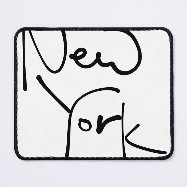 Item preview, Handwritten Brush Script 'New York' City Typography, calligraphy designed and sold by Red Onion.