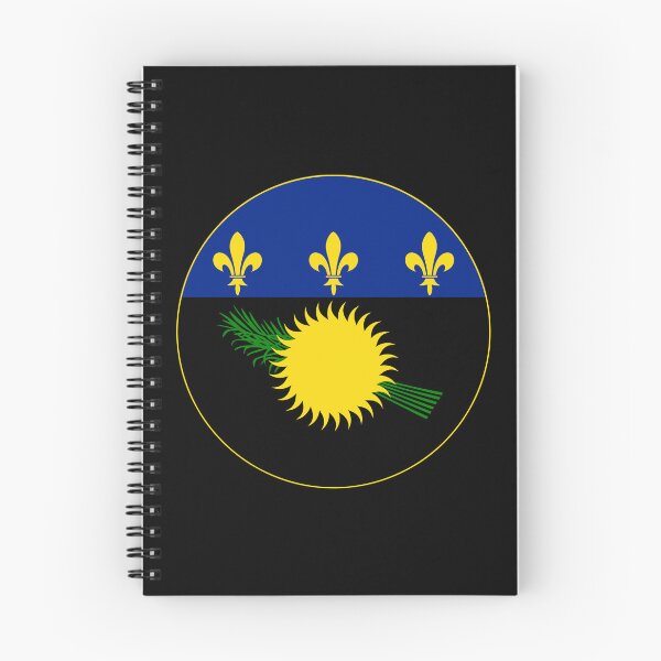 Item preview, Guadeloupe Flag Coat of Arms Sun Fleur designed and sold by NTGUILTY.
