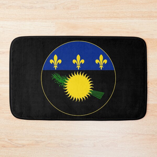 Item preview, Guadeloupe Flag Coat of Arms Sun Fleur designed and sold by NTGUILTY.