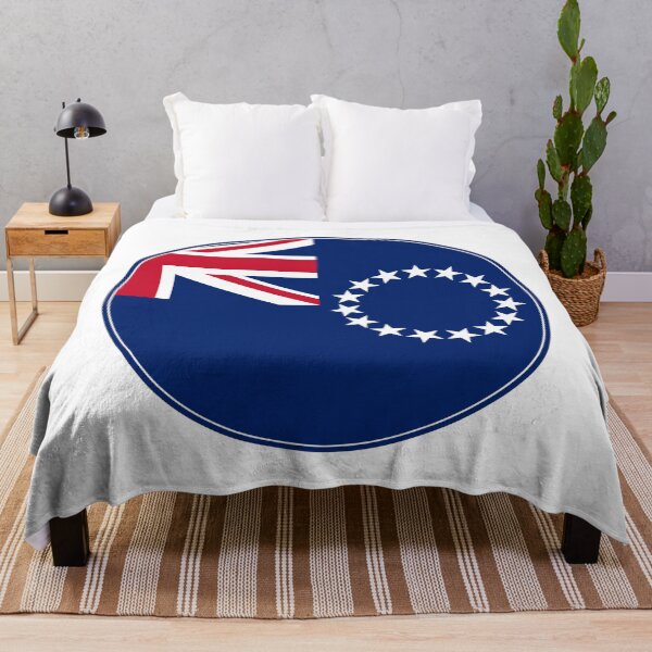 Item preview, Cook Islands Flag Round Design designed and sold by NTGUILTY.