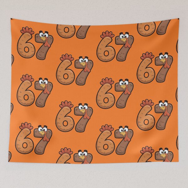 Item preview, Turkey Says Six Seven  designed and sold by WoodburyLake.