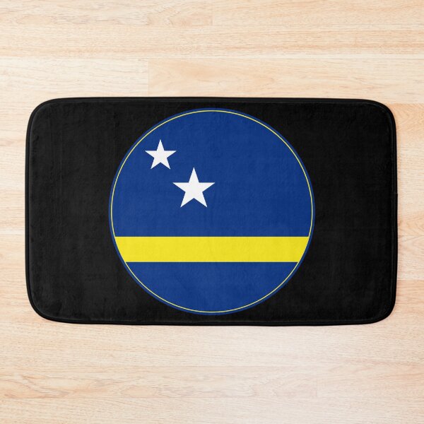 Item preview, Curacao Flag Round Design designed and sold by NTGUILTY.