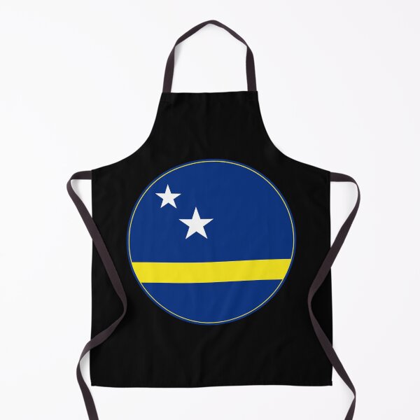Item preview, Curacao Flag Round Design designed and sold by NTGUILTY.