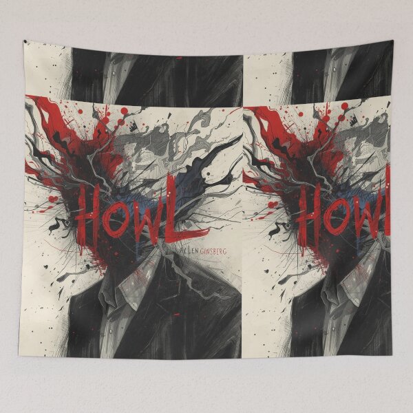 Item preview, 'Howl' a poem by Allen Ginsberg designed and sold by Filologica.