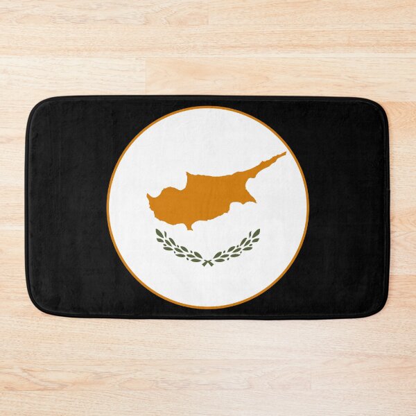 Item preview, Cyprus Flag Round Design designed and sold by NTGUILTY.