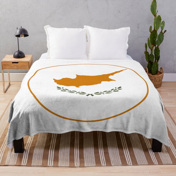 Item preview, Cyprus Flag Round Design designed and sold by NTGUILTY.