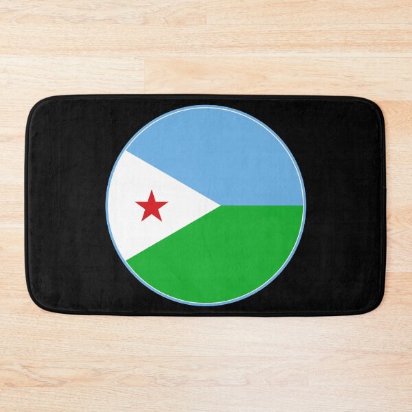 Item preview, Diseño redondo de la bandera de Djibouti designed and sold by NTGUILTY.