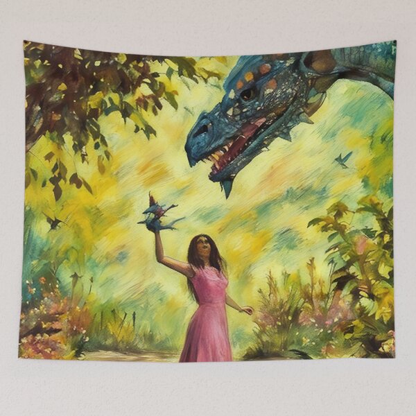 Item preview, The Dragon and the Princess designed and sold by tomorrowsart.