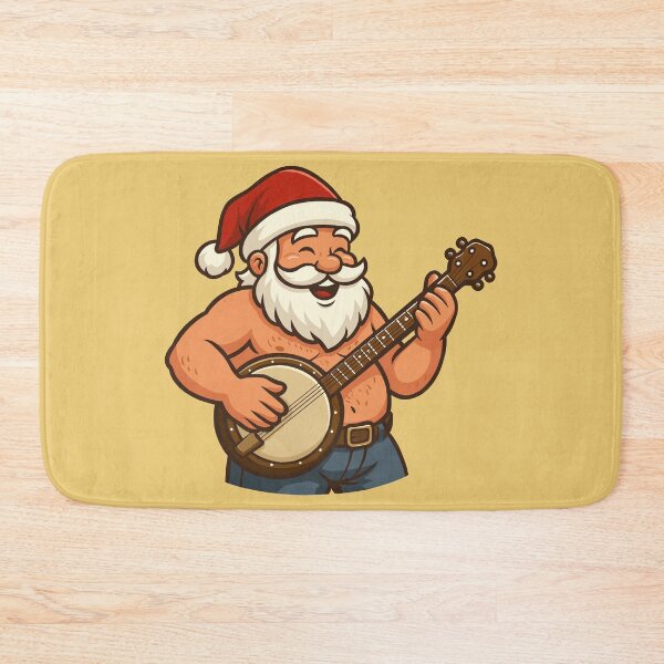 Item preview, Santa Playing a Banjo designed and sold by Ghost on Toast.