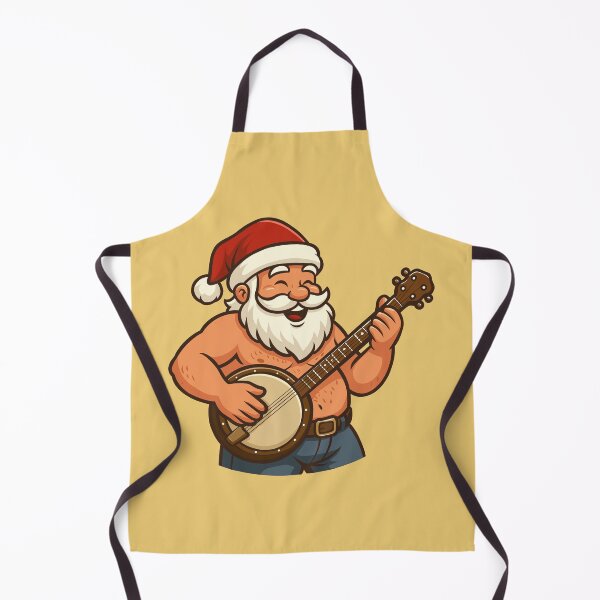 Item preview, Santa Playing a Banjo designed and sold by Ghost on Toast.