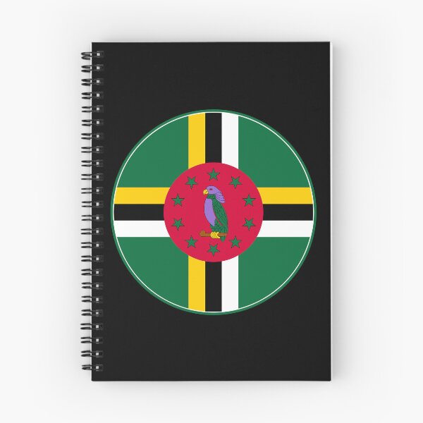 Item preview, Dominica Flag Round Design designed and sold by NTGUILTY.