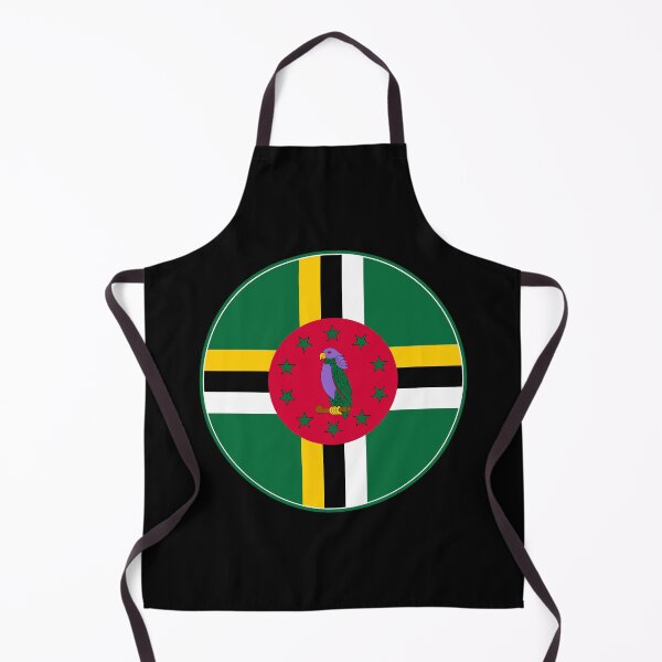 Item preview, Dominica Flag Round Design designed and sold by NTGUILTY.