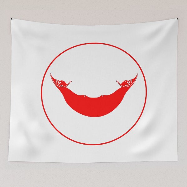 Item preview, Easter Island Flag Round Design designed and sold by NTGUILTY.