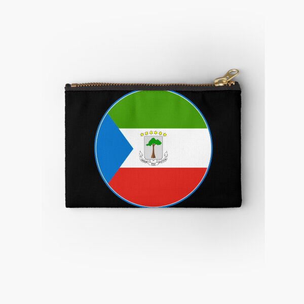 Item preview, Equatorial Guinea Flag Round Design designed and sold by NTGUILTY.