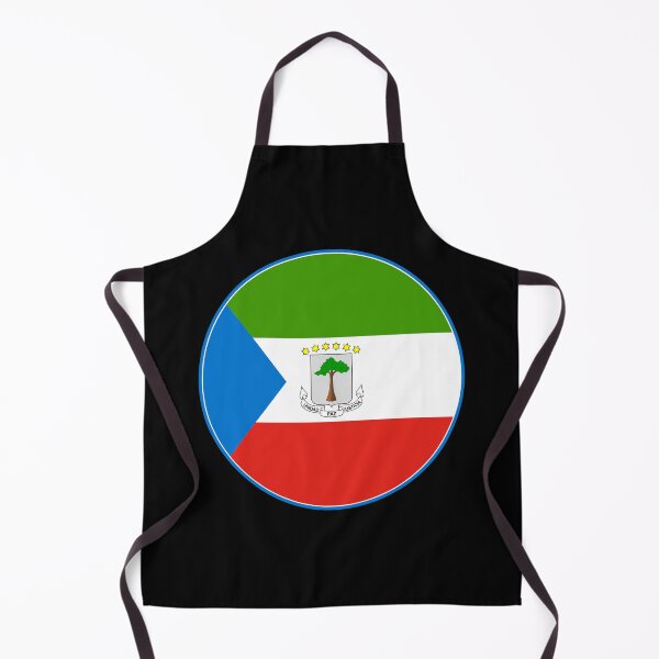 Item preview, Equatorial Guinea Flag Round Design designed and sold by NTGUILTY.