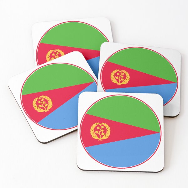 Item preview, Eritrea Flag Round Design designed and sold by NTGUILTY.