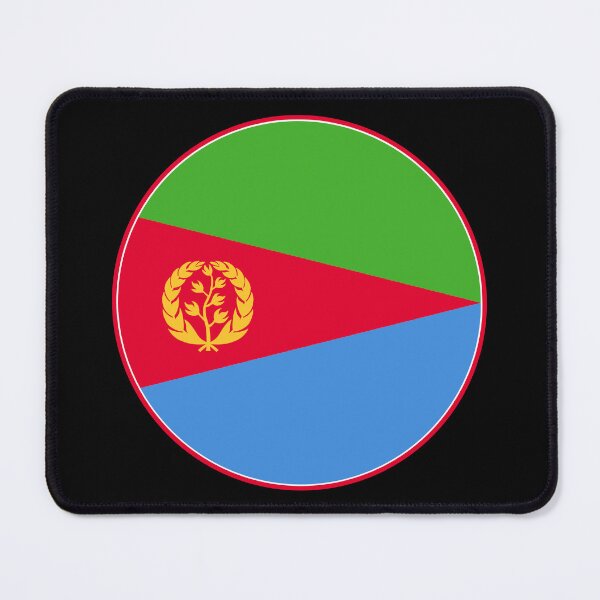 Item preview, Eritrea Flag Round Design designed and sold by NTGUILTY.