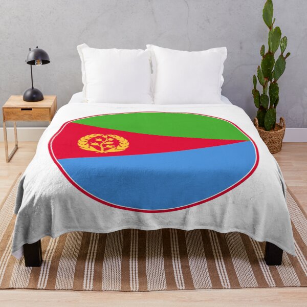 Item preview, Eritrea Flag Round Design designed and sold by NTGUILTY.