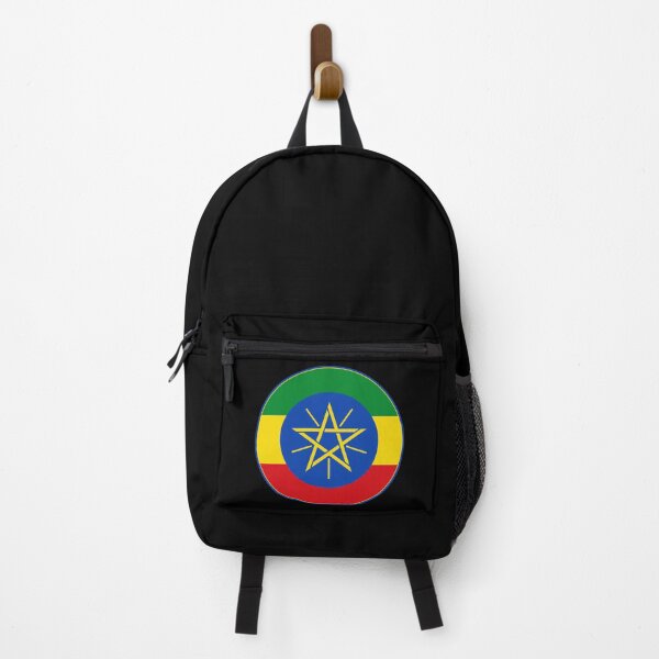 Item preview, Ethiopia Flag Round Design designed and sold by NTGUILTY.