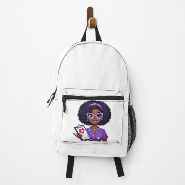 Item preview, Smart Black Nurse Taking Notes | Study Time Illustration designed and sold by Lulunza.