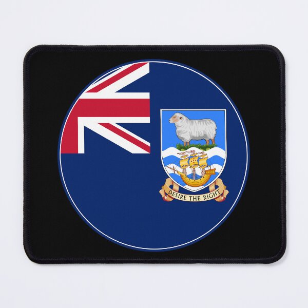 Item preview, Falkland Islands Flag Round Design designed and sold by NTGUILTY.