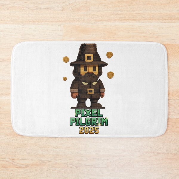 Item preview, Retro Pixel Pilgrim  8-Bit Nostalgic designed and sold by Dazzle-Sizzle.