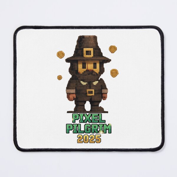 Item preview, Retro Pixel Pilgrim 8-Bit Nostalgic designed and sold by Dazzle-Sizzle.