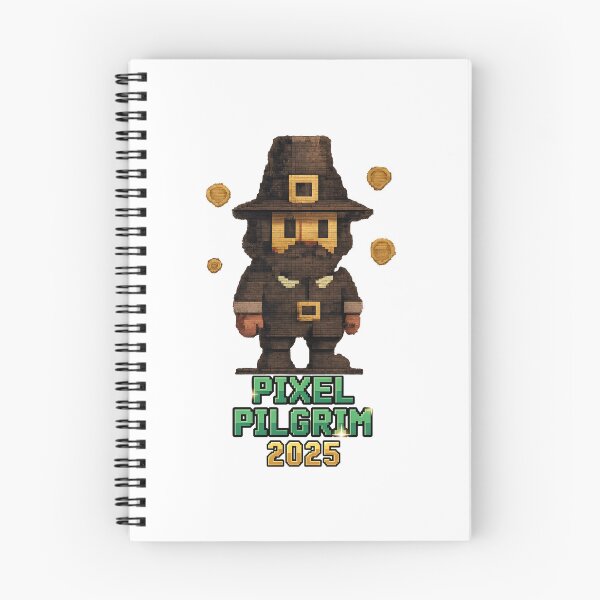 Item preview, Retro Pixel Pilgrim  8-Bit Nostalgic designed and sold by Dazzle-Sizzle.