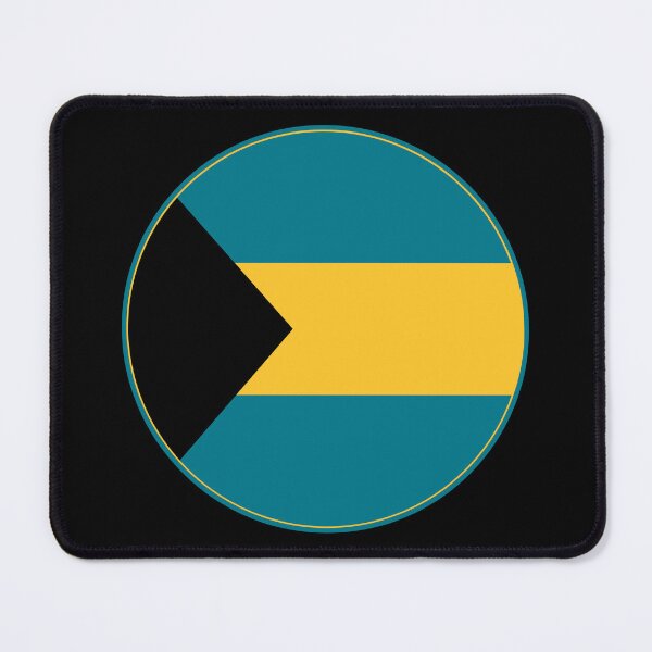 Item preview, The Bahamas Flag Round Design designed and sold by NTGUILTY.