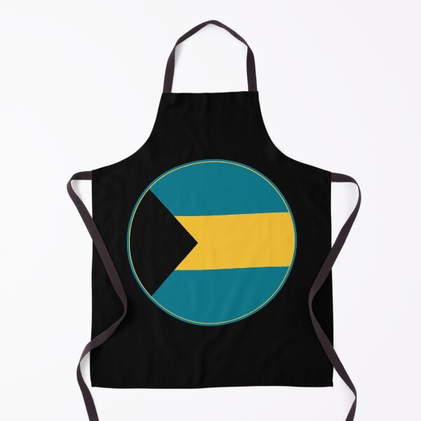 Item preview, The Bahamas Flag Round Design designed and sold by NTGUILTY.