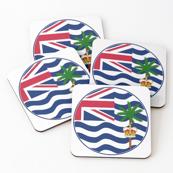 Item preview, British Indian Ocean Territory Flag Round Design designed and sold by NTGUILTY.