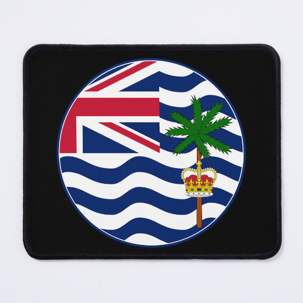 Item preview, British Indian Ocean Territory Flag Round Design designed and sold by NTGUILTY.