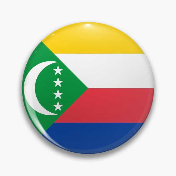 Item preview, Comoros Flag Round Design designed and sold by NTGUILTY.