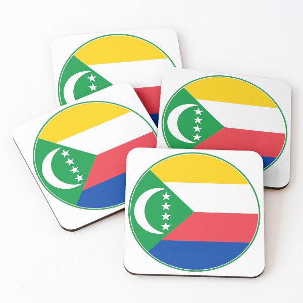 Item preview, Comoros Flag Round Design designed and sold by NTGUILTY.