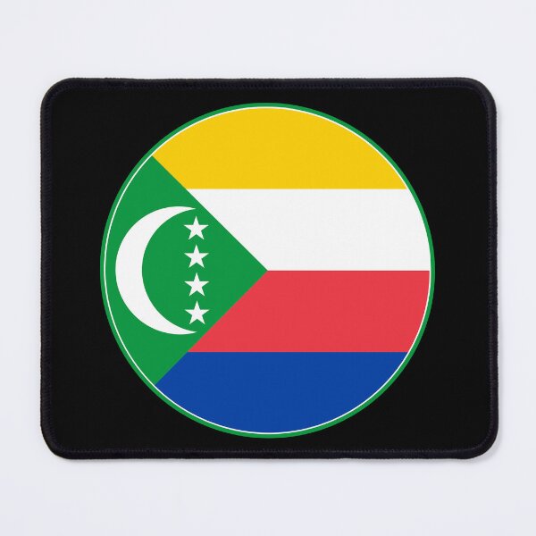 Item preview, Comoros Flag Round Design designed and sold by NTGUILTY.