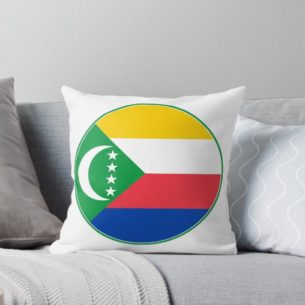 Item preview, Comoros Flag Round Design designed and sold by NTGUILTY.