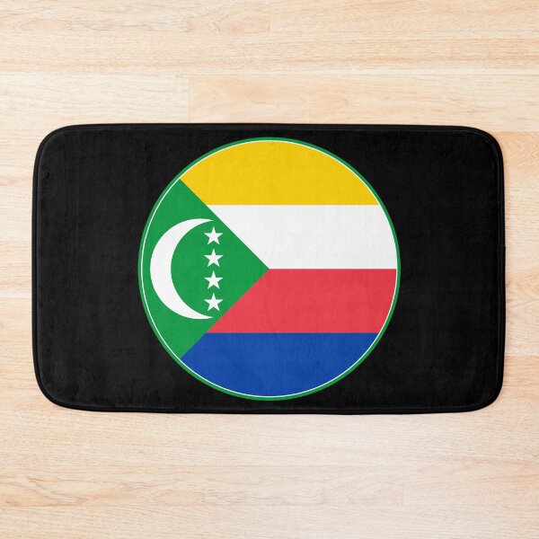 Item preview, Comoros Flag Round Design designed and sold by NTGUILTY.