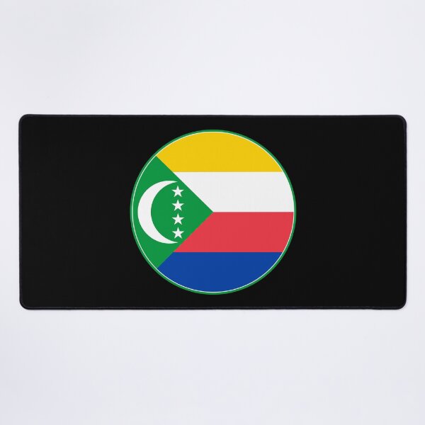 Item preview, Comoros Flag Round Design designed and sold by NTGUILTY.