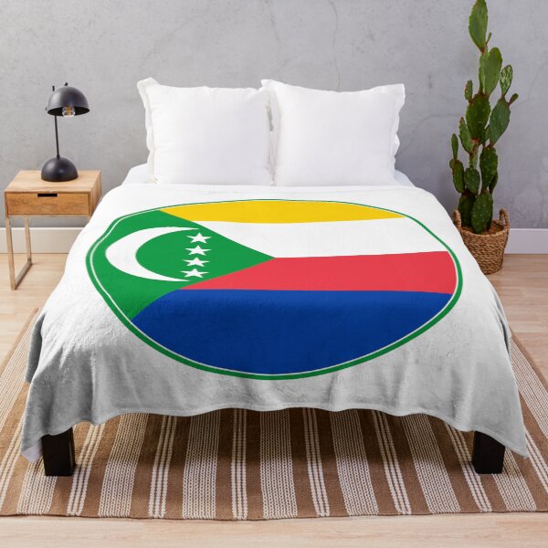 Item preview, Comoros Flag Round Design designed and sold by NTGUILTY.