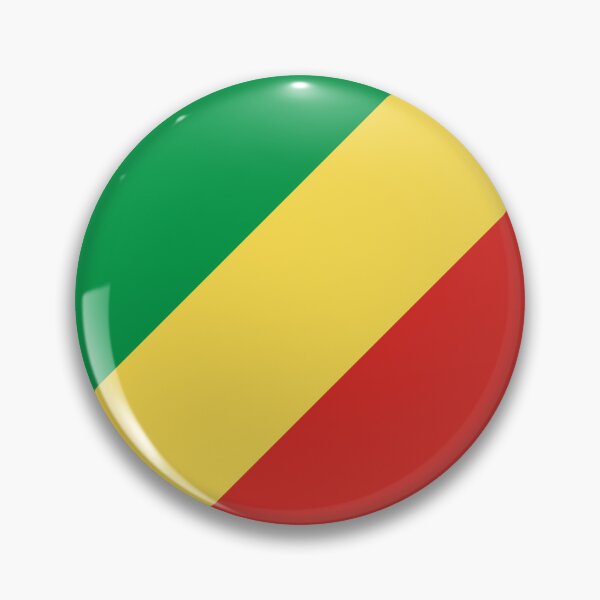 Item preview, Congo Flag Round Design designed and sold by NTGUILTY.