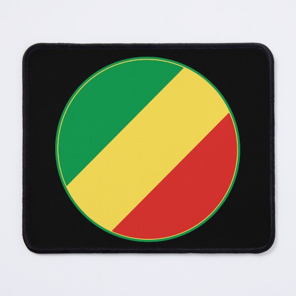 Item preview, Congo Flag Round Design designed and sold by NTGUILTY.