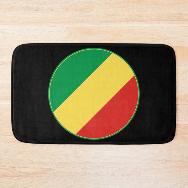 Item preview, Congo Flag Round Design designed and sold by NTGUILTY.