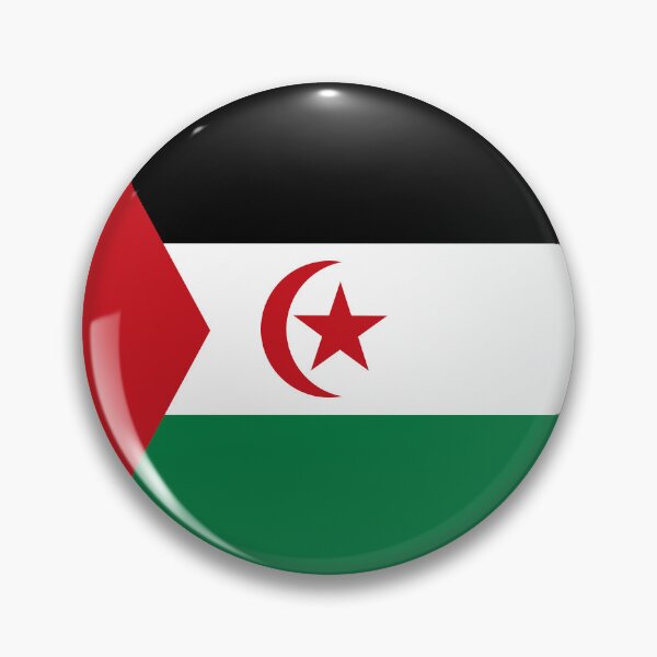 Item preview, Western Sahara Flag Round Design designed and sold by NTGUILTY.