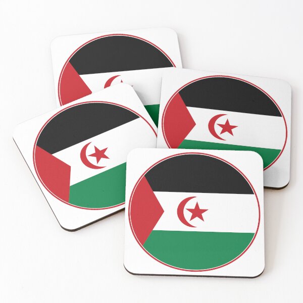 Item preview, Western Sahara Flag Round Design designed and sold by NTGUILTY.
