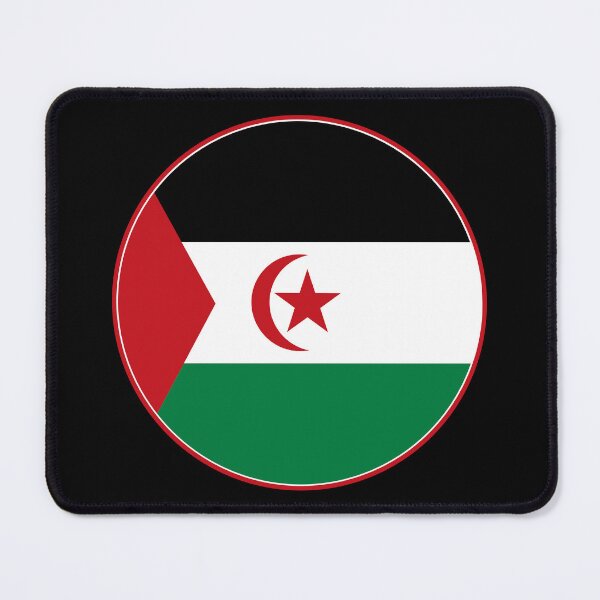 Item preview, Western Sahara Flag Round Design designed and sold by NTGUILTY.