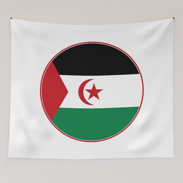 Item preview, Western Sahara Flag Round Design designed and sold by NTGUILTY.