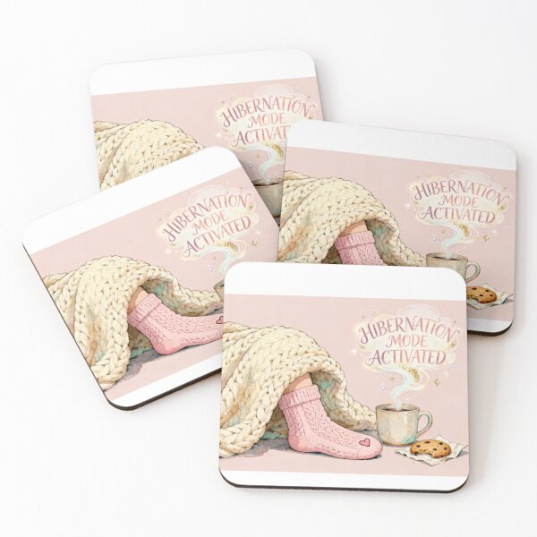 Item preview, Hibernation Mode Activated — Cozy Sock & Steam Text  designed and sold by visionaryprint.